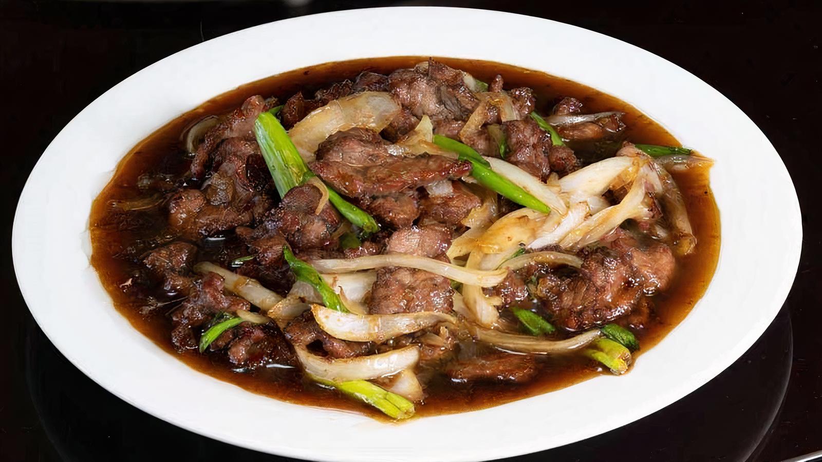 56. Mongolian Beef 蒙古牛