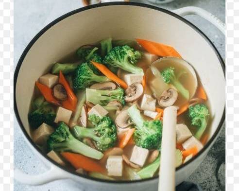 21. Tofu and Vegetable Soup