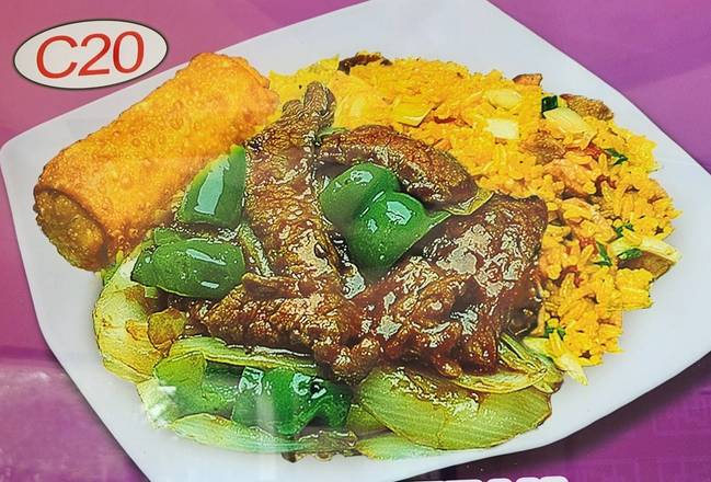 C20. Pepper Steak with Onion
