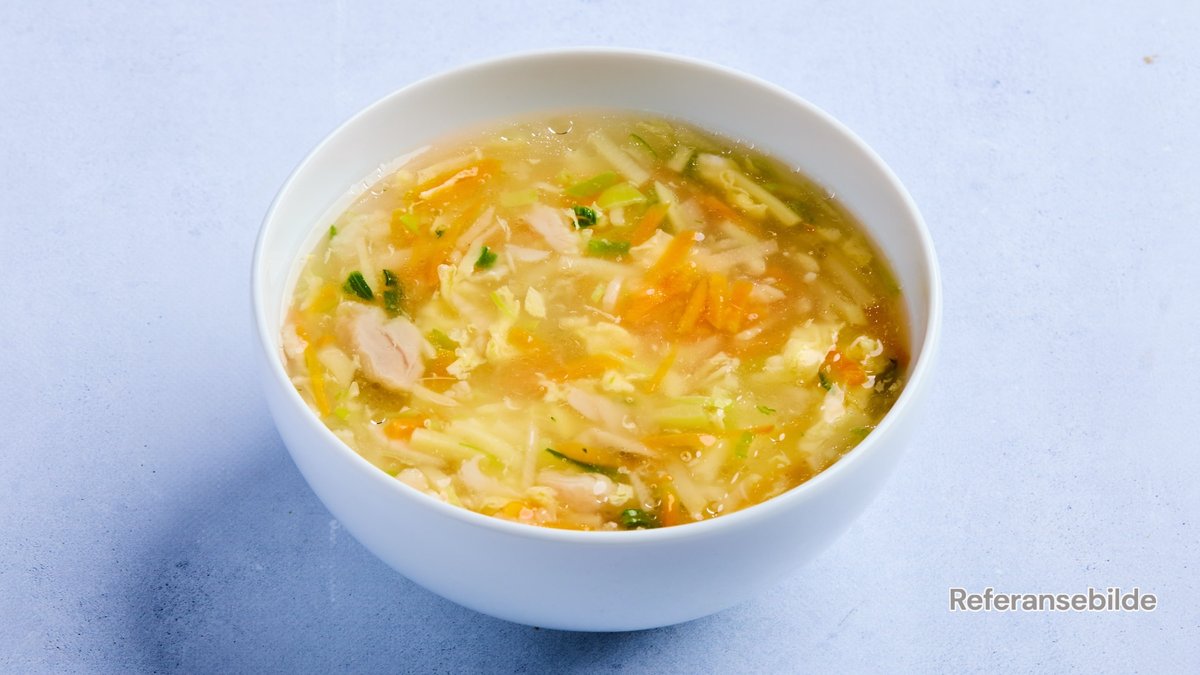 Kyllingsuppe Med Mais