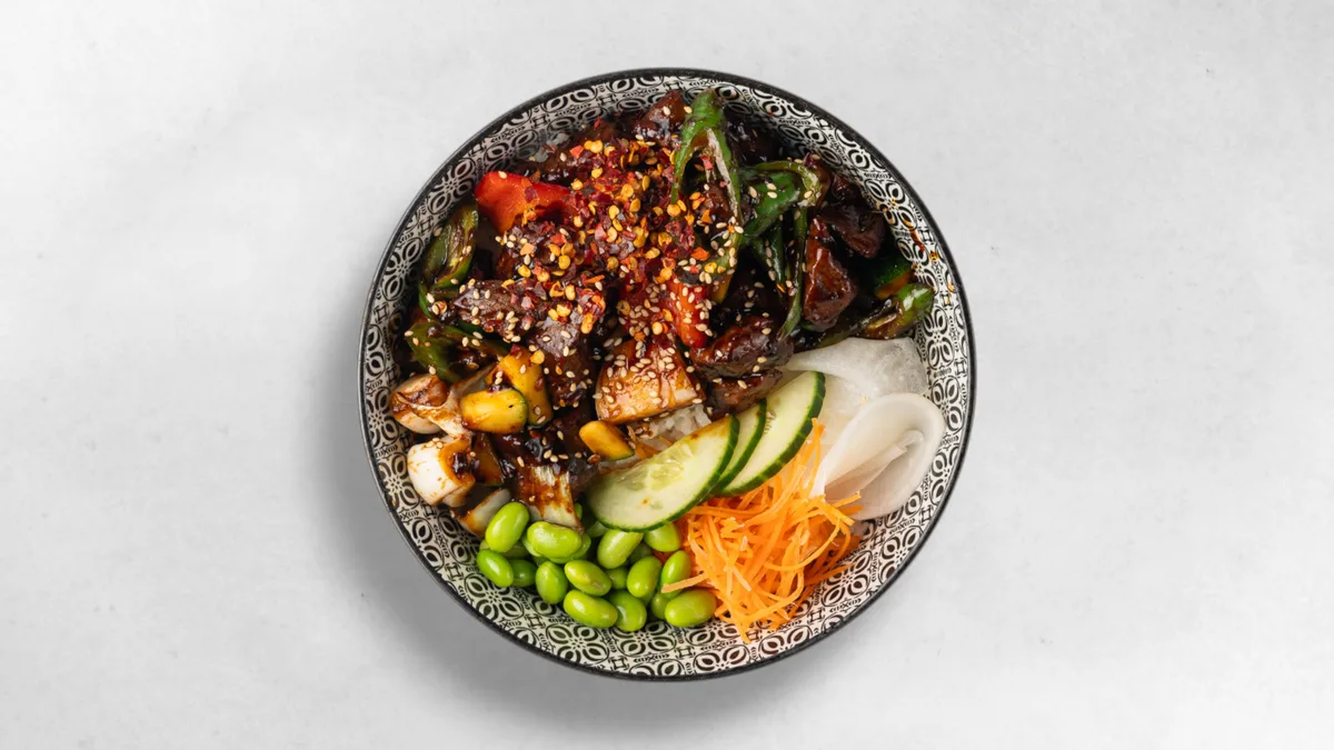 Szechuan Style Reisbowl mit Rindfleisch 🌶️
