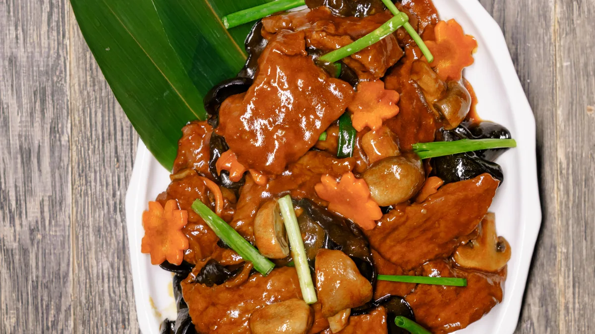Beef Tenderloin with Mixed Mushrooms