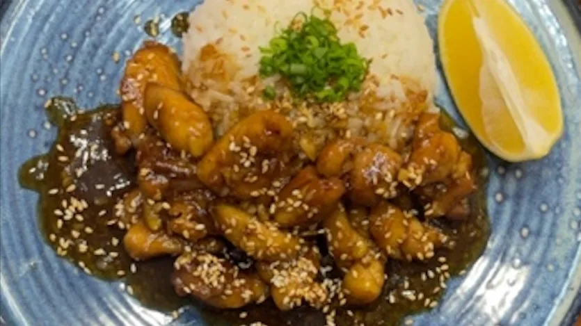 Chicken in Teriyaki Sauce with Rice