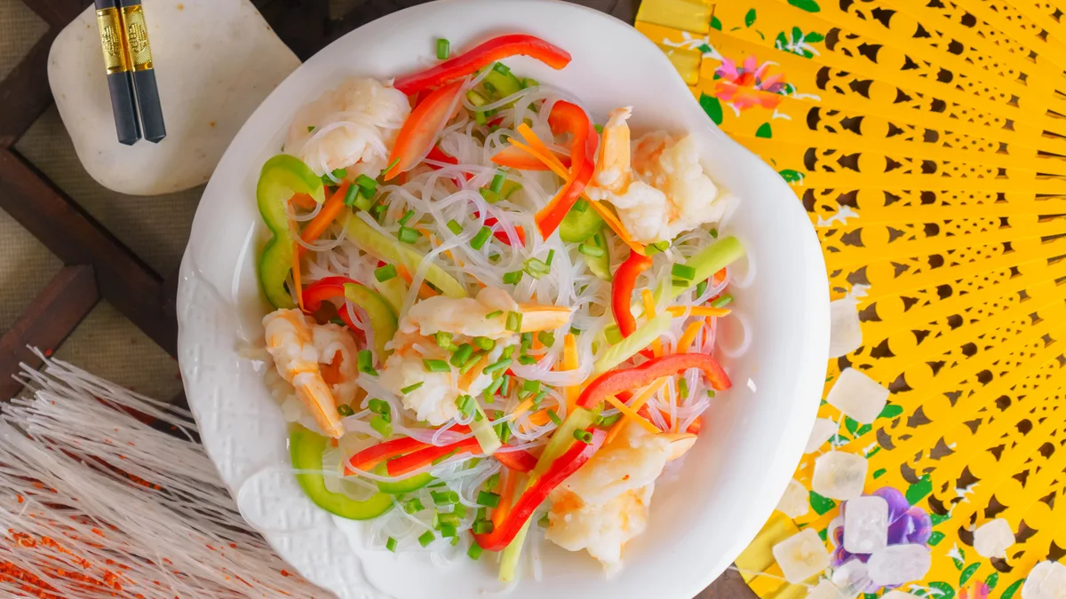 Glass Noodle Salad with Shrimps