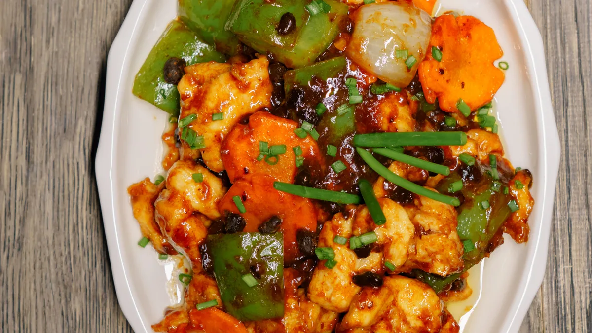 Green Pepper Fried Chicken