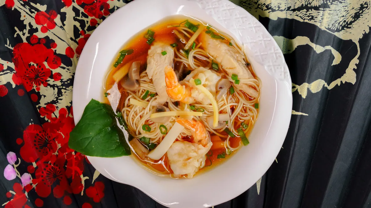 Noodle Seafood Soup