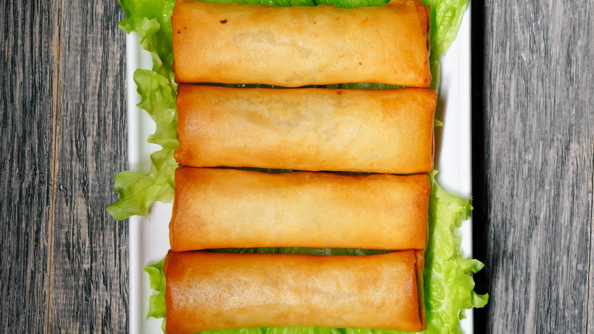 Pancake Rolls with Beef