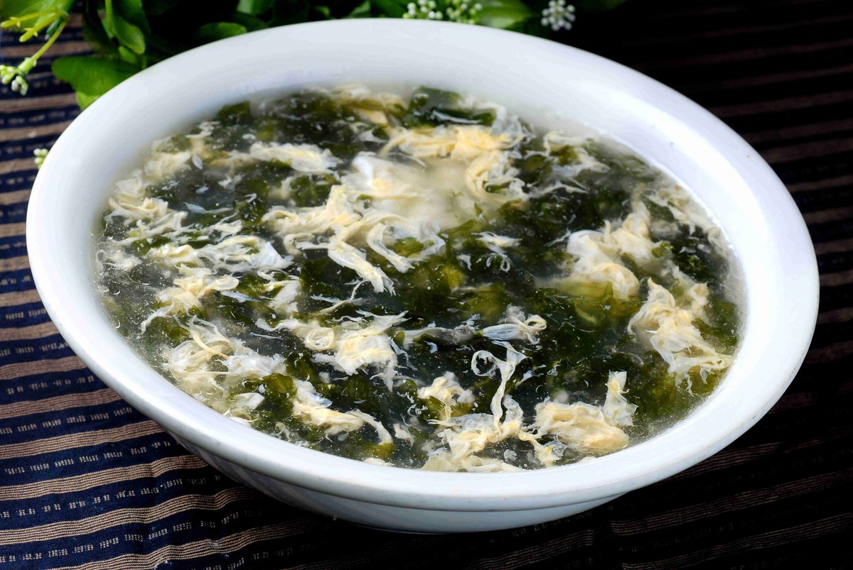 Seaweed and Egg Soup