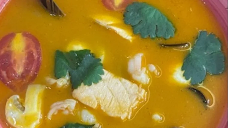 Tom Yum Seafood Soup