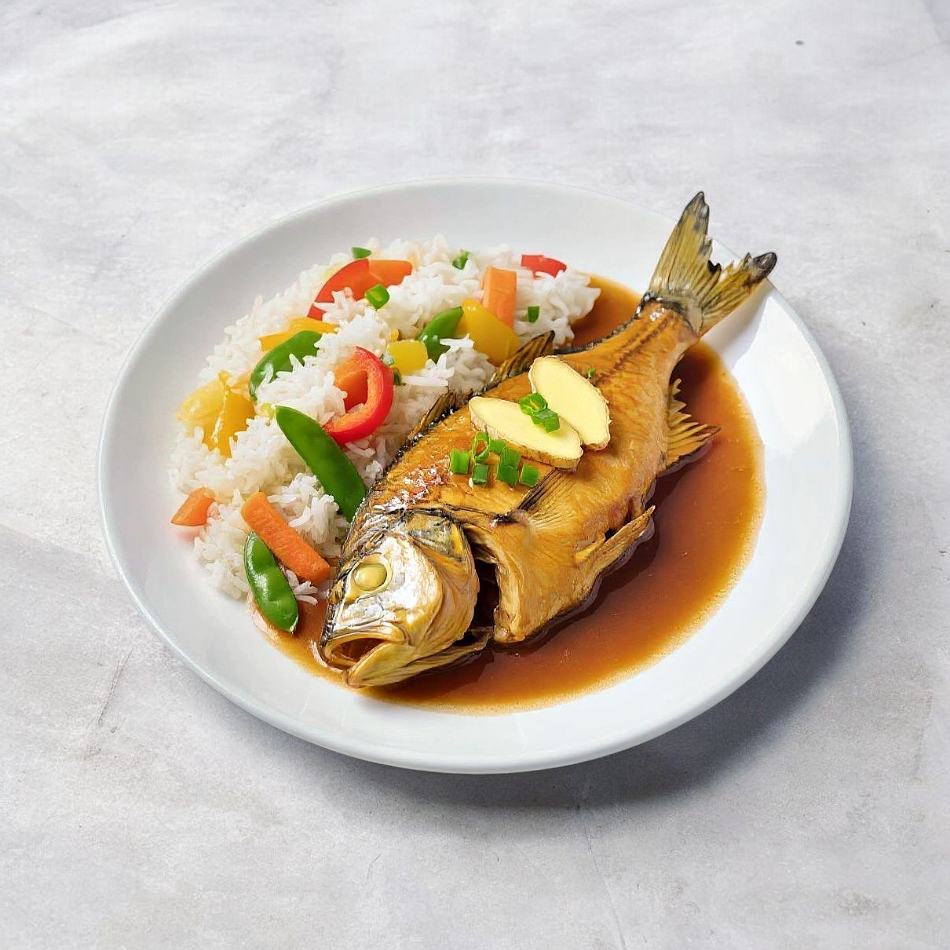 1158 - Peixe ao Molho de Gengibre