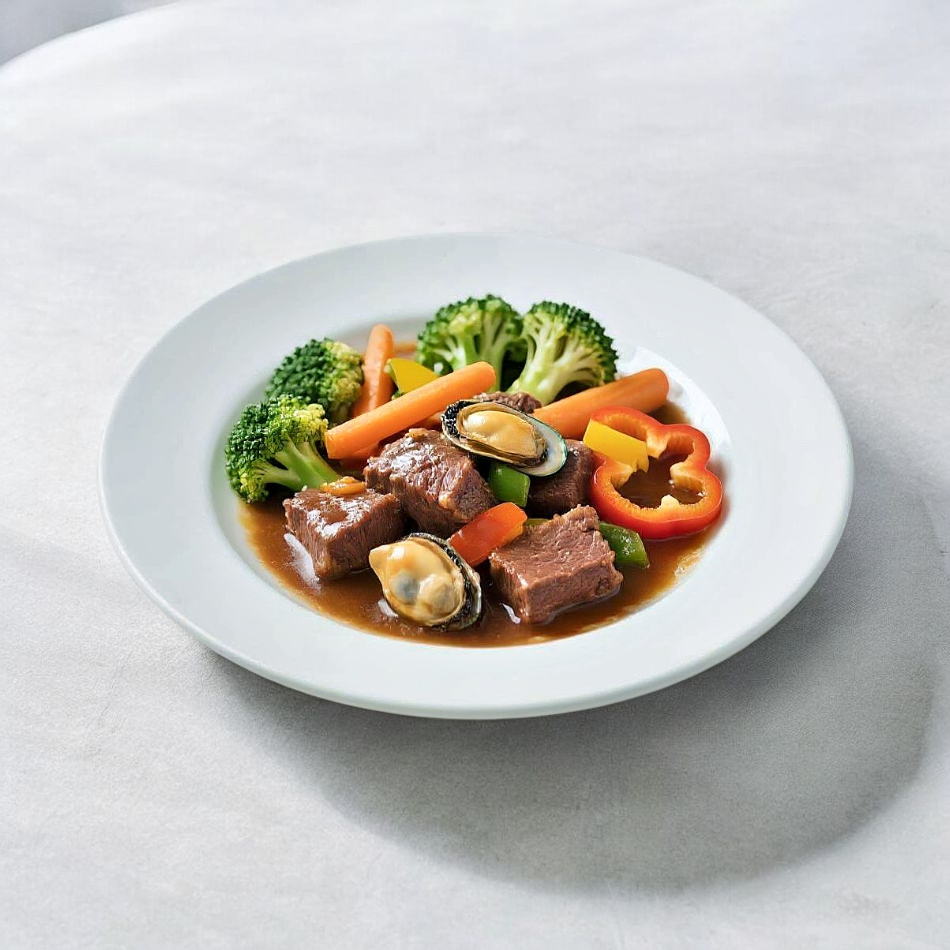 134 - Carne ao Molho de Ostra