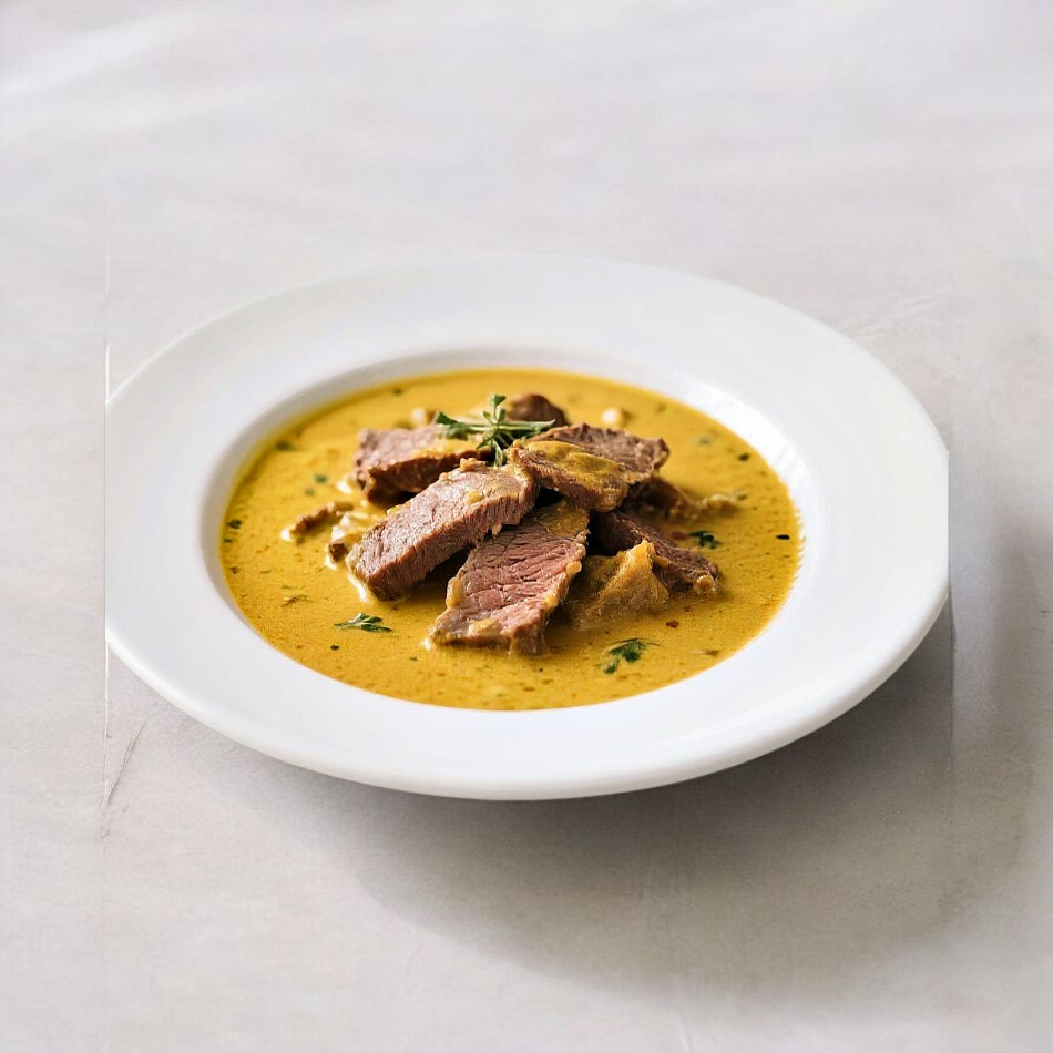 135 - Carne ao Molho de Curry
