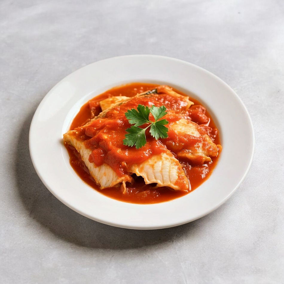 152 - Peixe ao Molho de Tomate