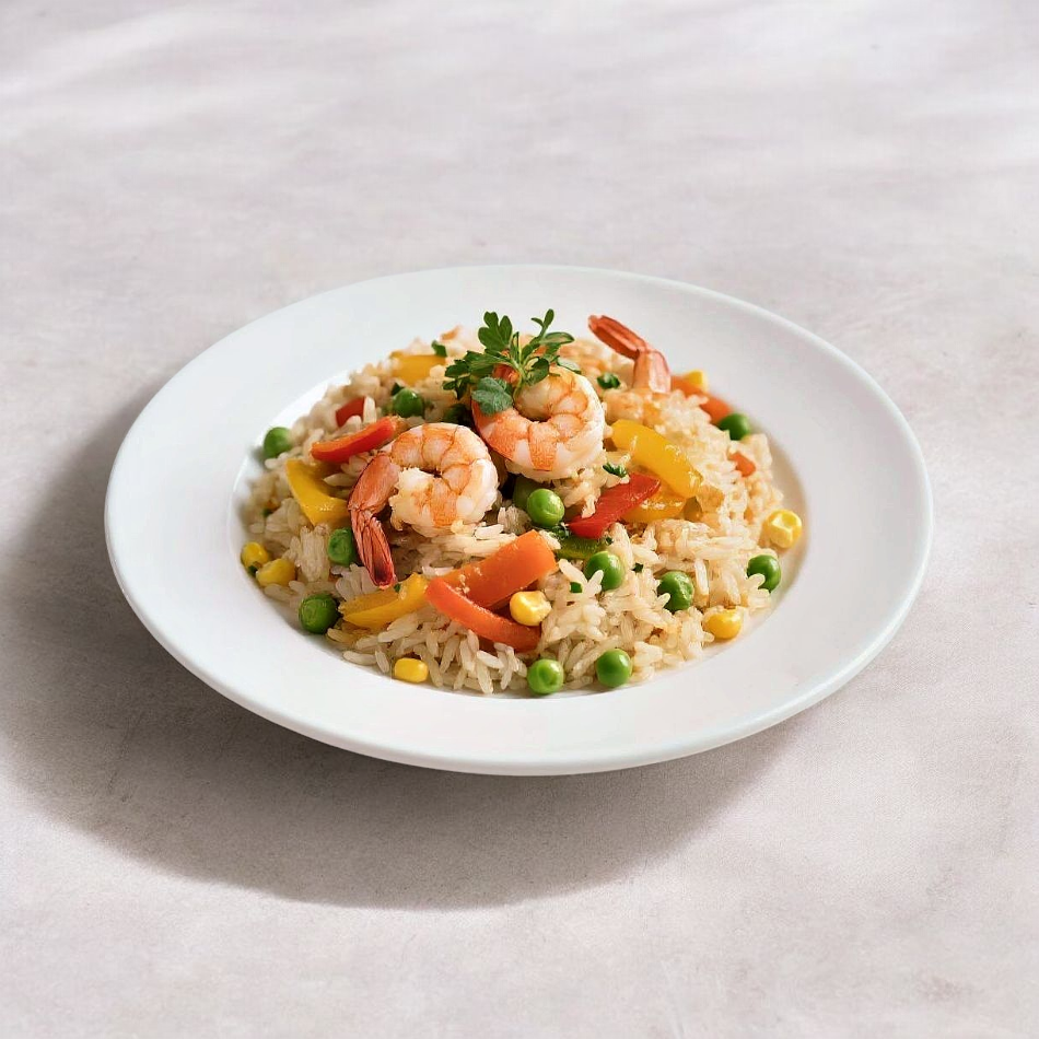 246-arroz Chop Suey de Camarão 1/2
