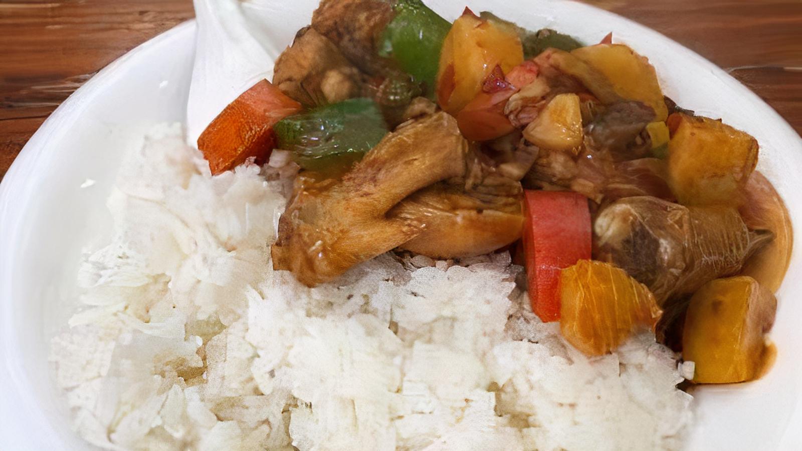 203. Xinjiang Chili Chicken Potato Stew / 大盘鸡
