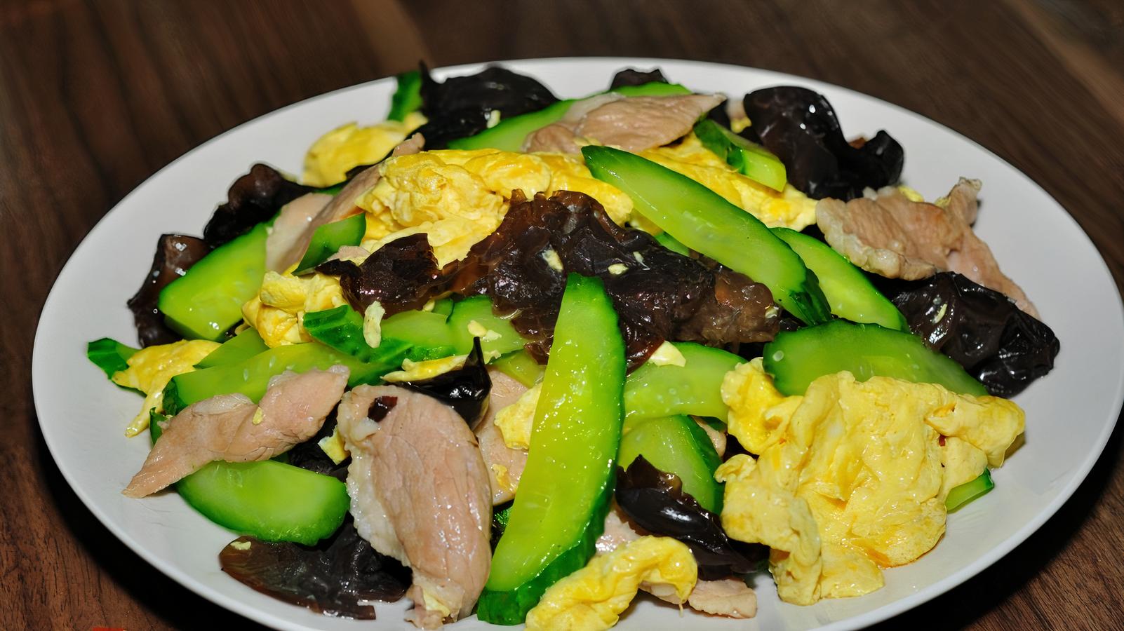 610. Pork and Wood-ear Stir-fry / 木须肉