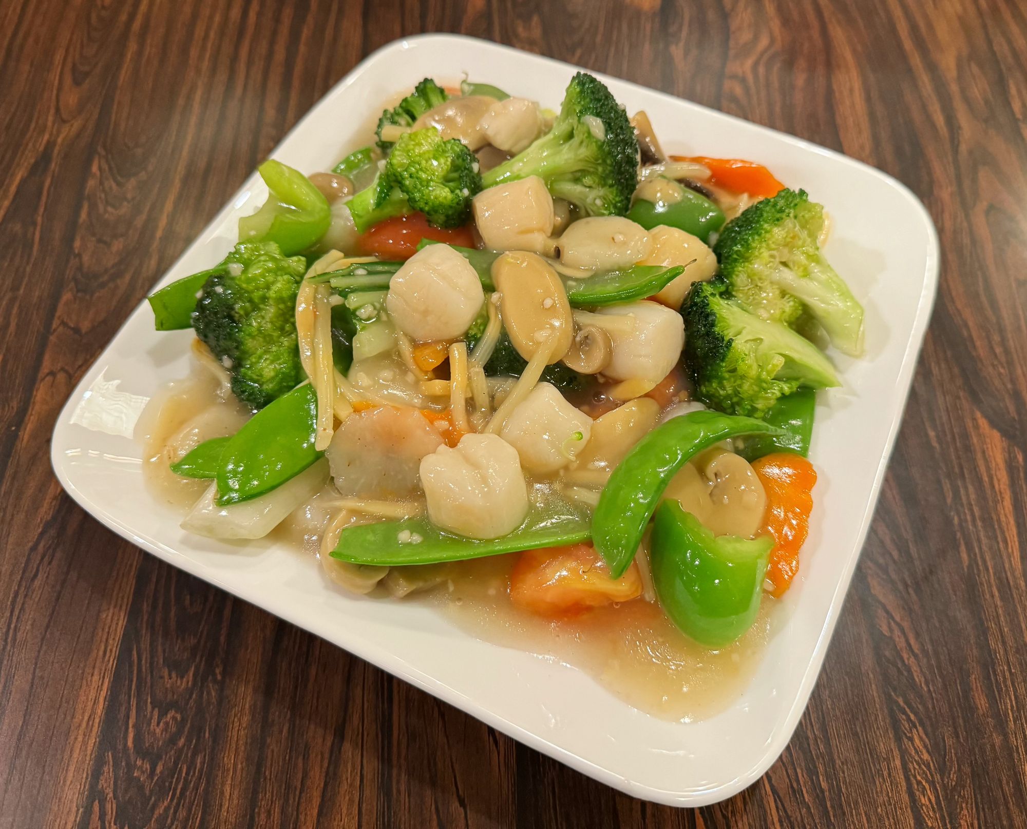 Scallop with Mixed Vegetables（瑶柱杂菜）