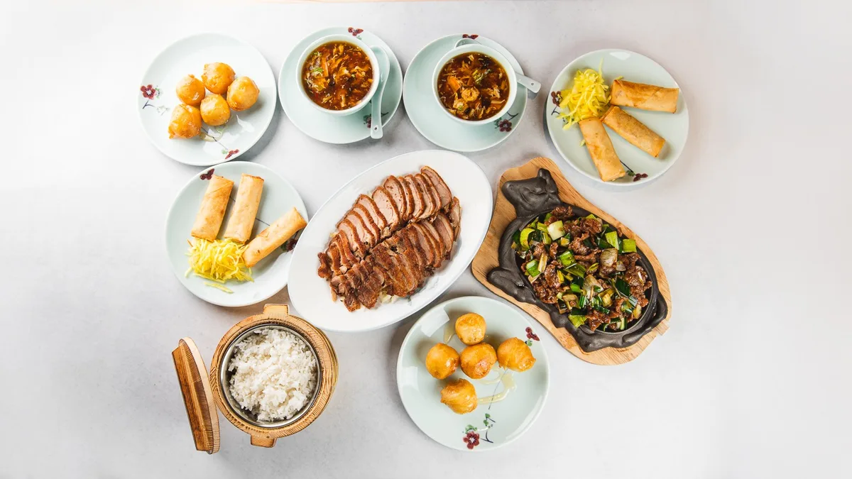 Mongolski set menu
