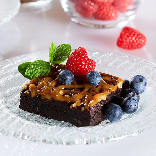Brownie z owocami