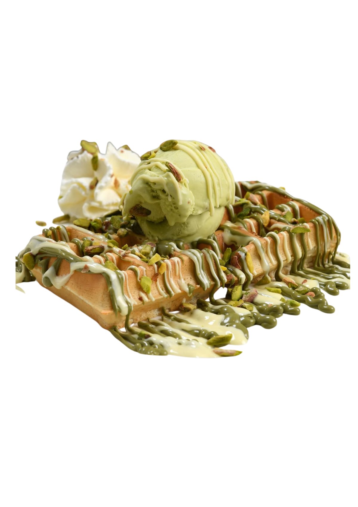 Waffles Green Pistachio