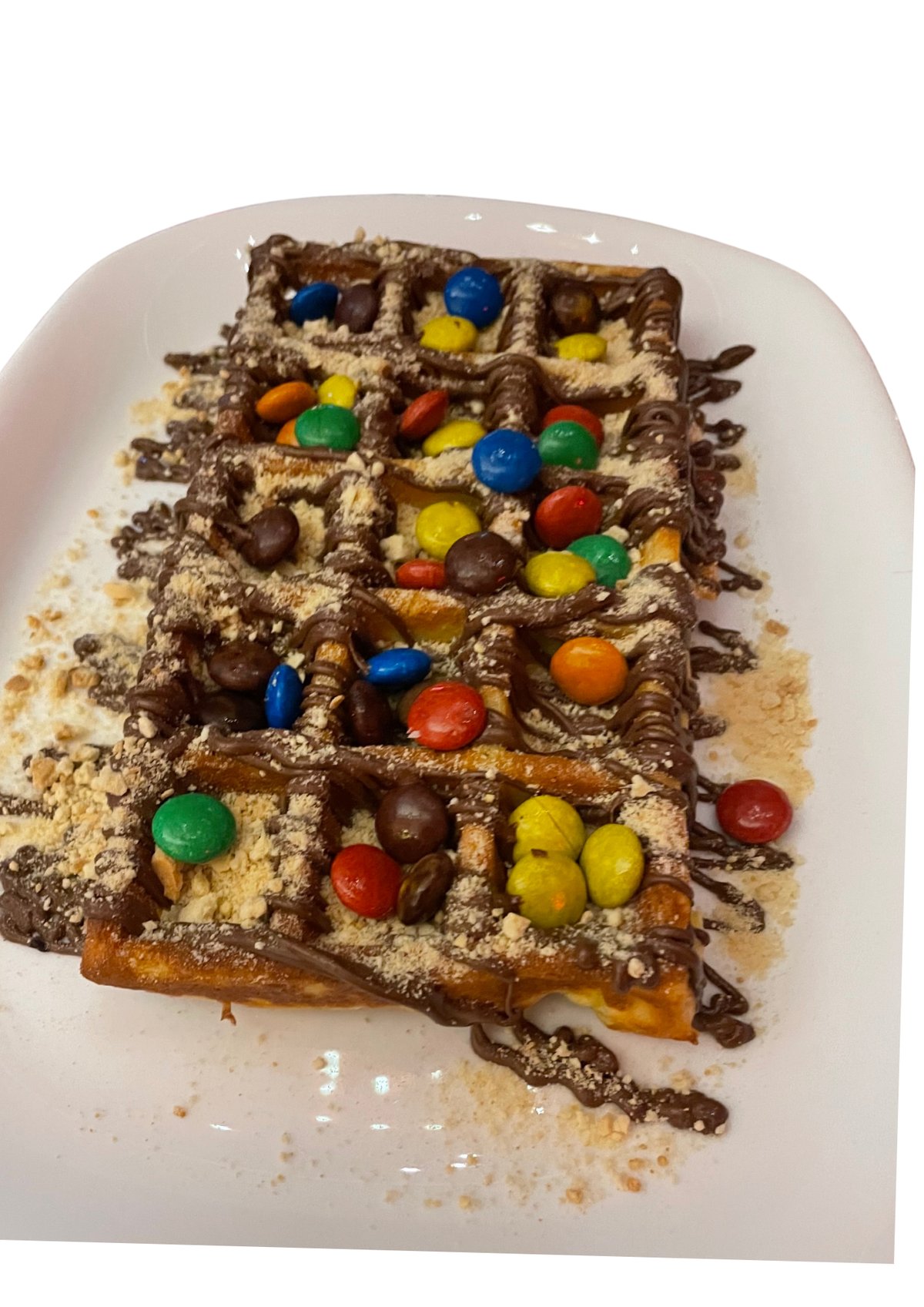 Waffles MandM Biskotë