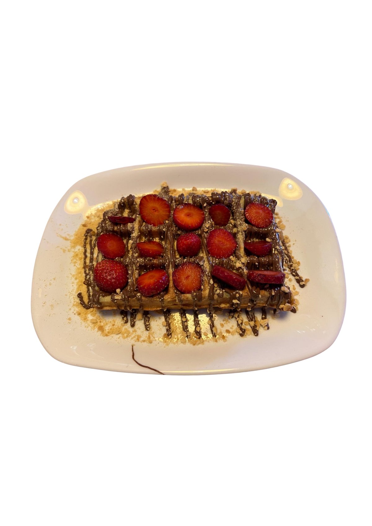 Waffles Nutella Luleshtrydhe Biskotë