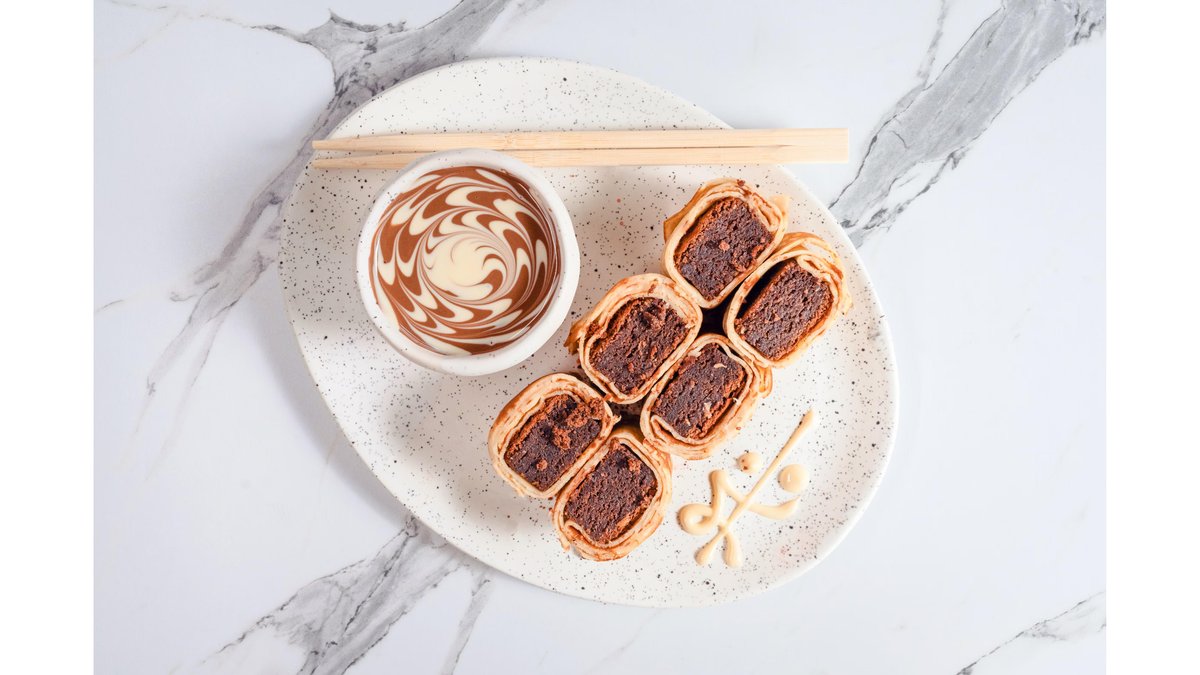 Brownies sushi roll