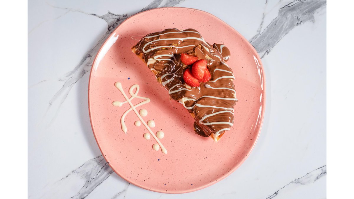 Creamy Strawberry Waffle