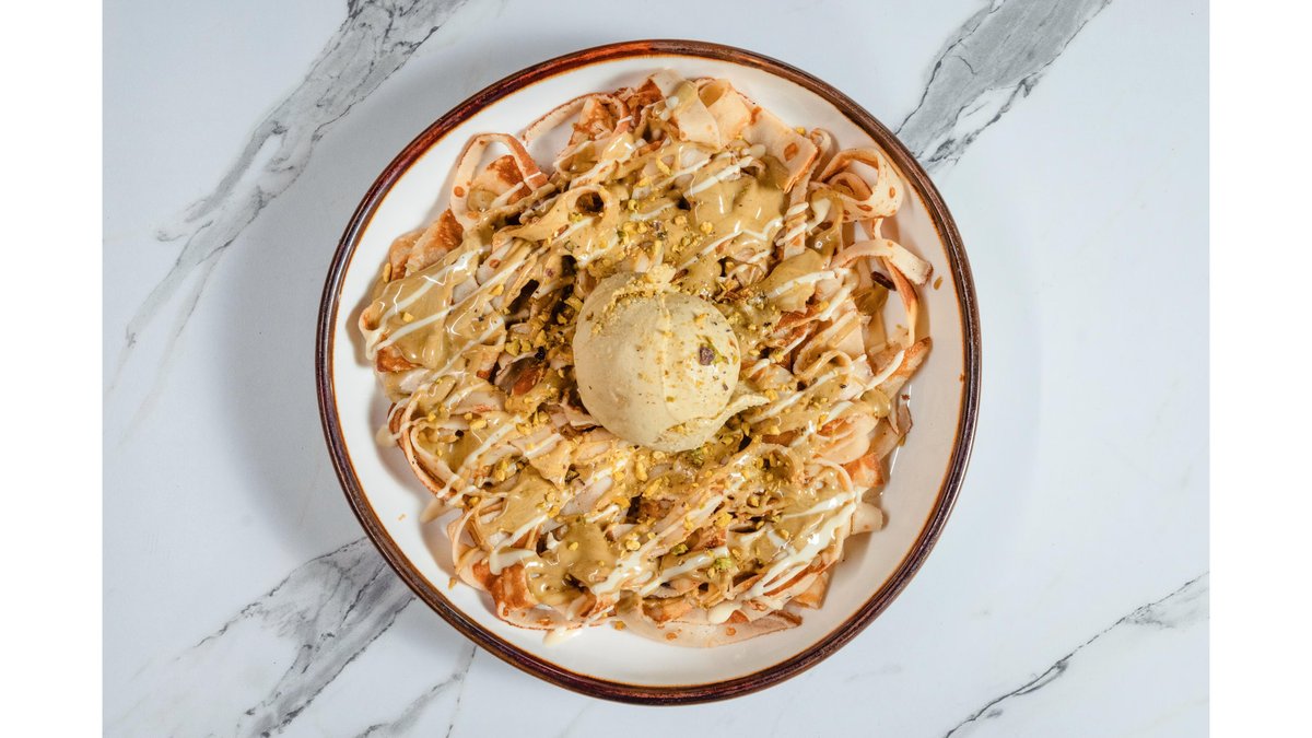 Fettucini Pistachio Crepe