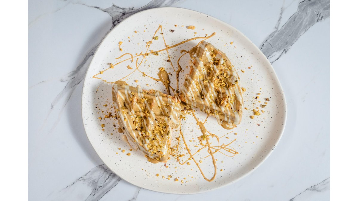 Pistachio Banana Waffle