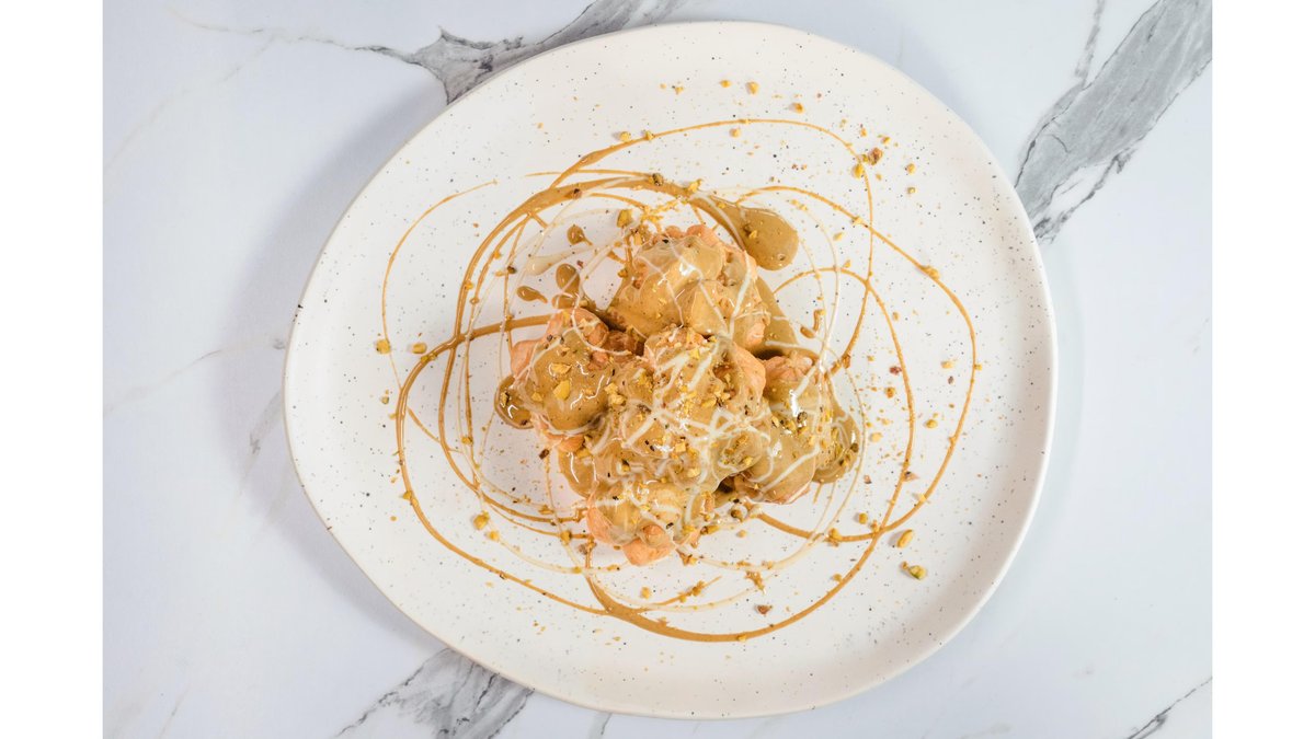 Pistachio Profiterole