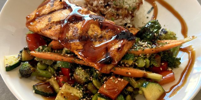 Grilled Achiote Salmon