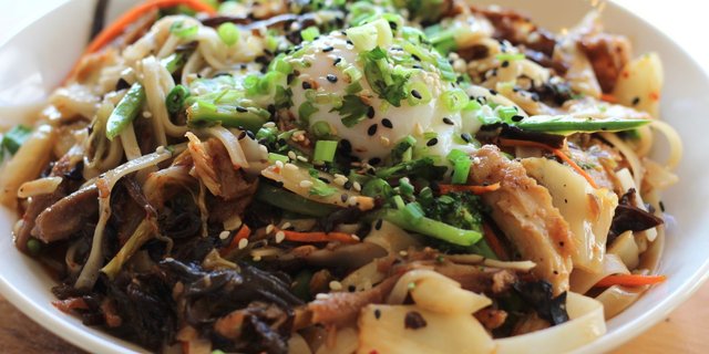 Pork Carnitas Rice Noodle Bowl
