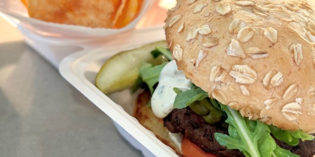 Veggie Burger Boxed Lunch