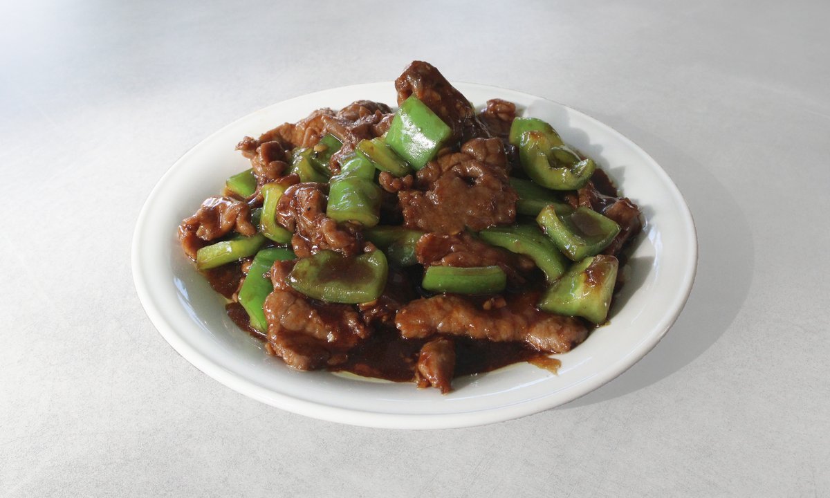 361. Beef with Green Peppers