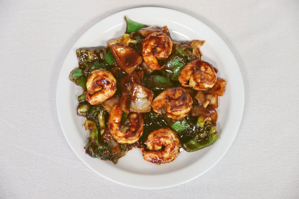 47. Prawns With Black Bean Sauce 🌶