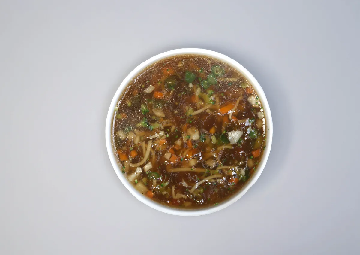 5. Noodles with Vegetable Soup
