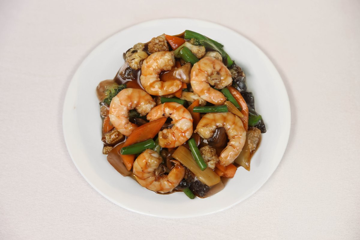62. Prawns With Mixed Vegetables