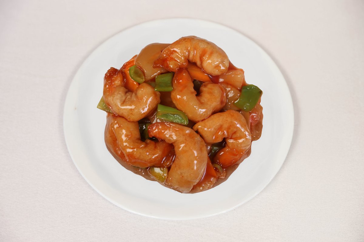 64. Sweet And Sour Prawns