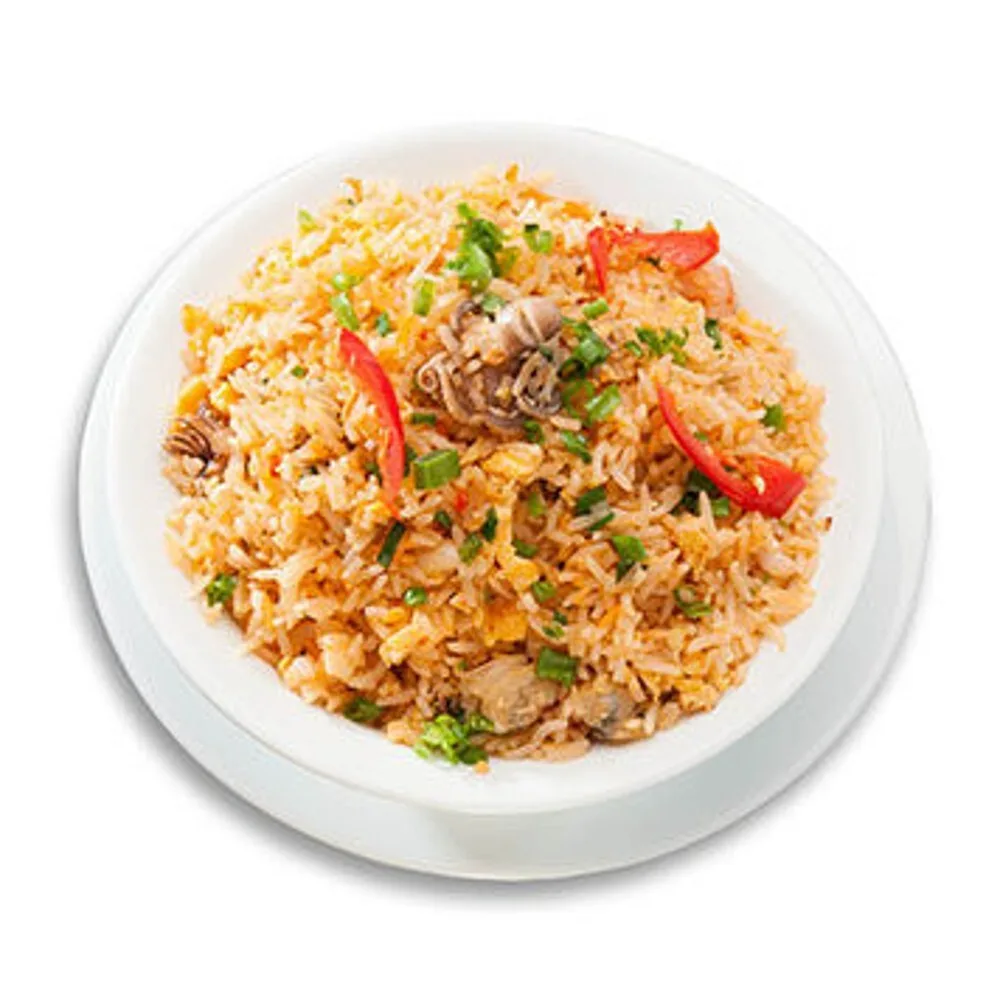 107. Spicy rice with seafood