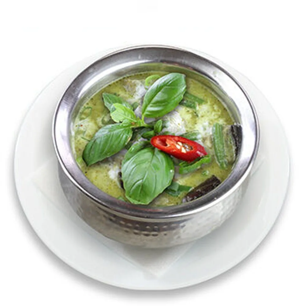 68. Pork in green curry