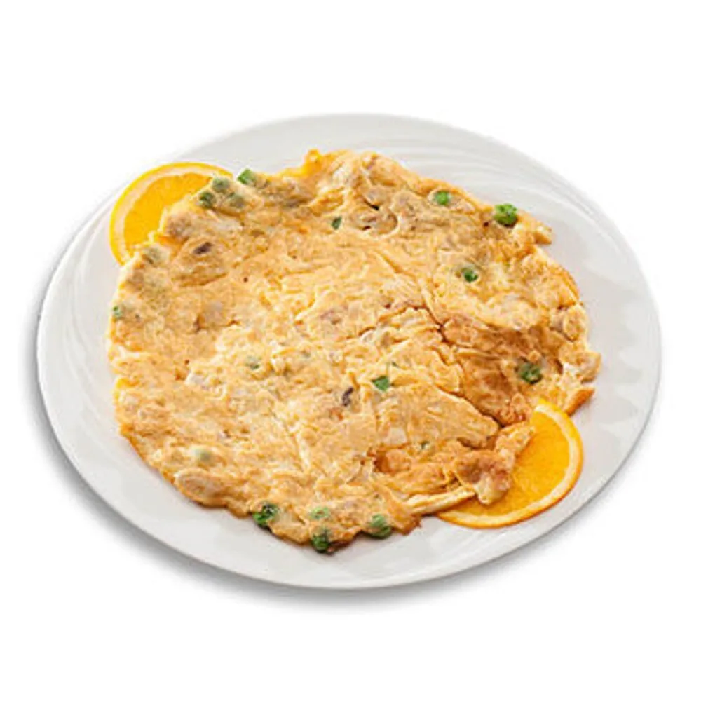 150. Cheese and tomato omelette