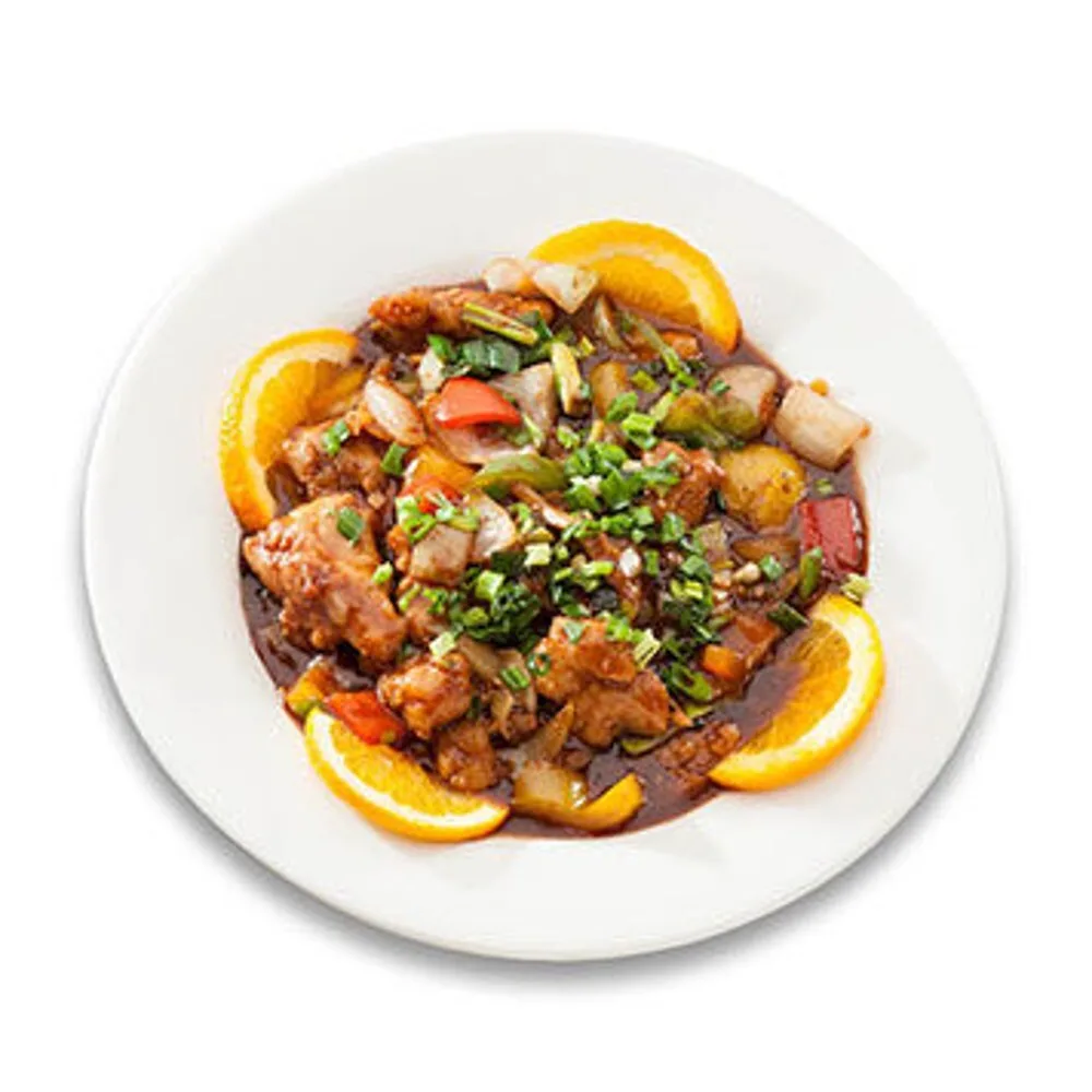 49. Hoisin chicken.