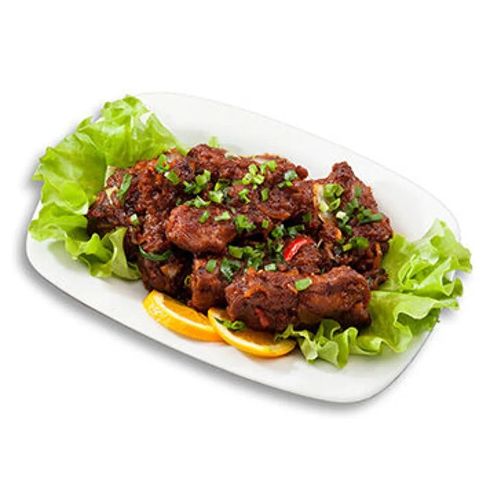 8. Pork ribs with pepper and salt