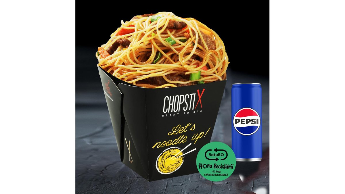 Meniu Noodles cu vită