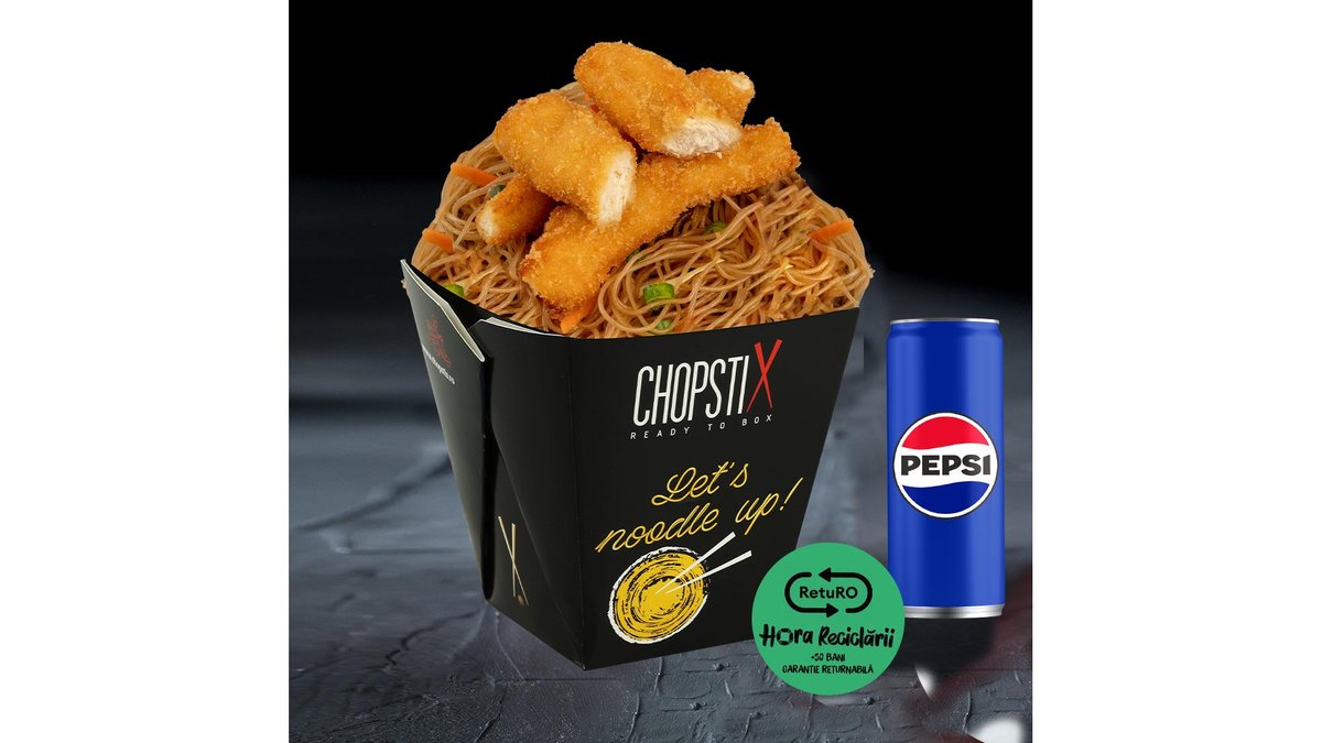 Meniu Noodles pui crocant