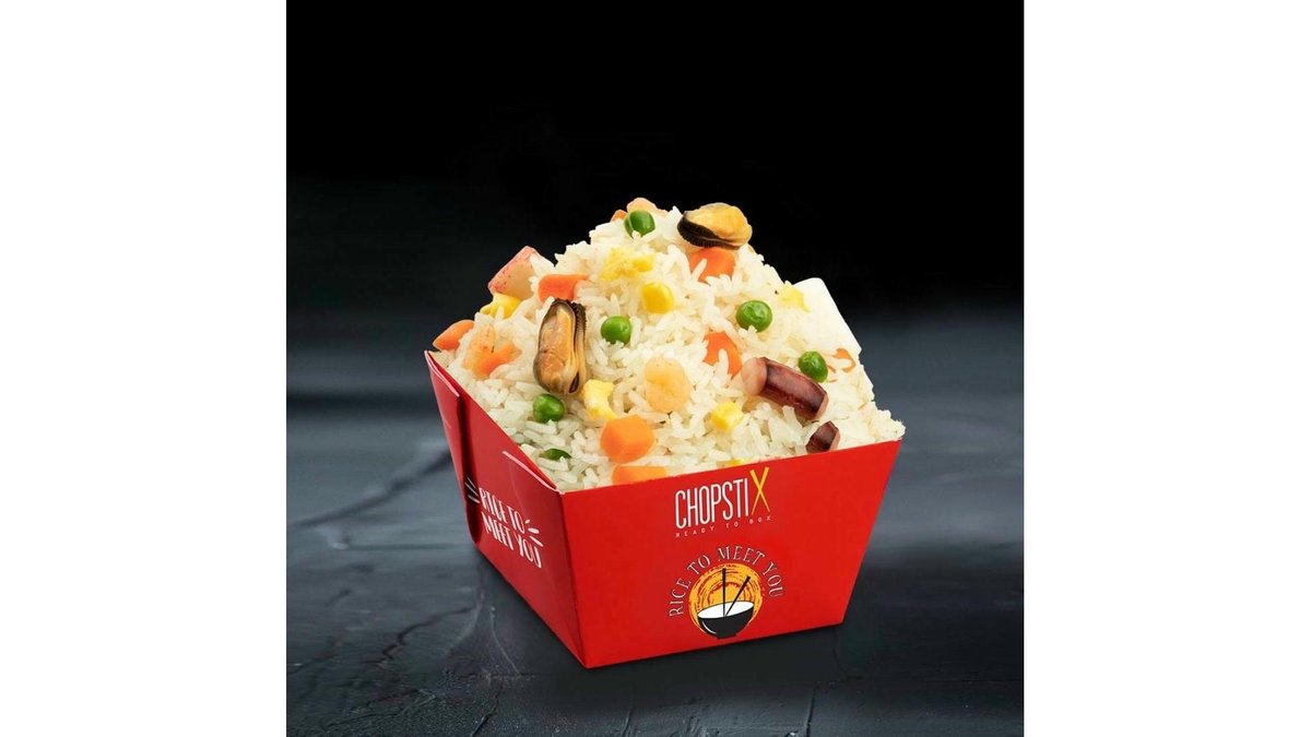 Orez Jasmine cu fructe de mare