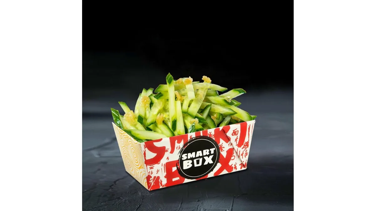 Salata de castraveti cu usturoi smart box