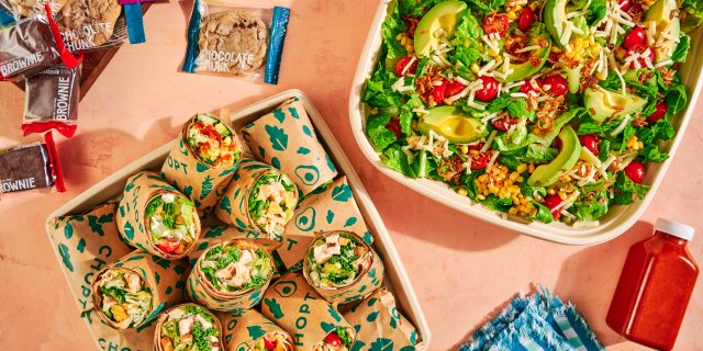 Salad and Wrap Package