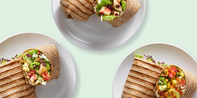The Veggies Wraps and Chips Tray